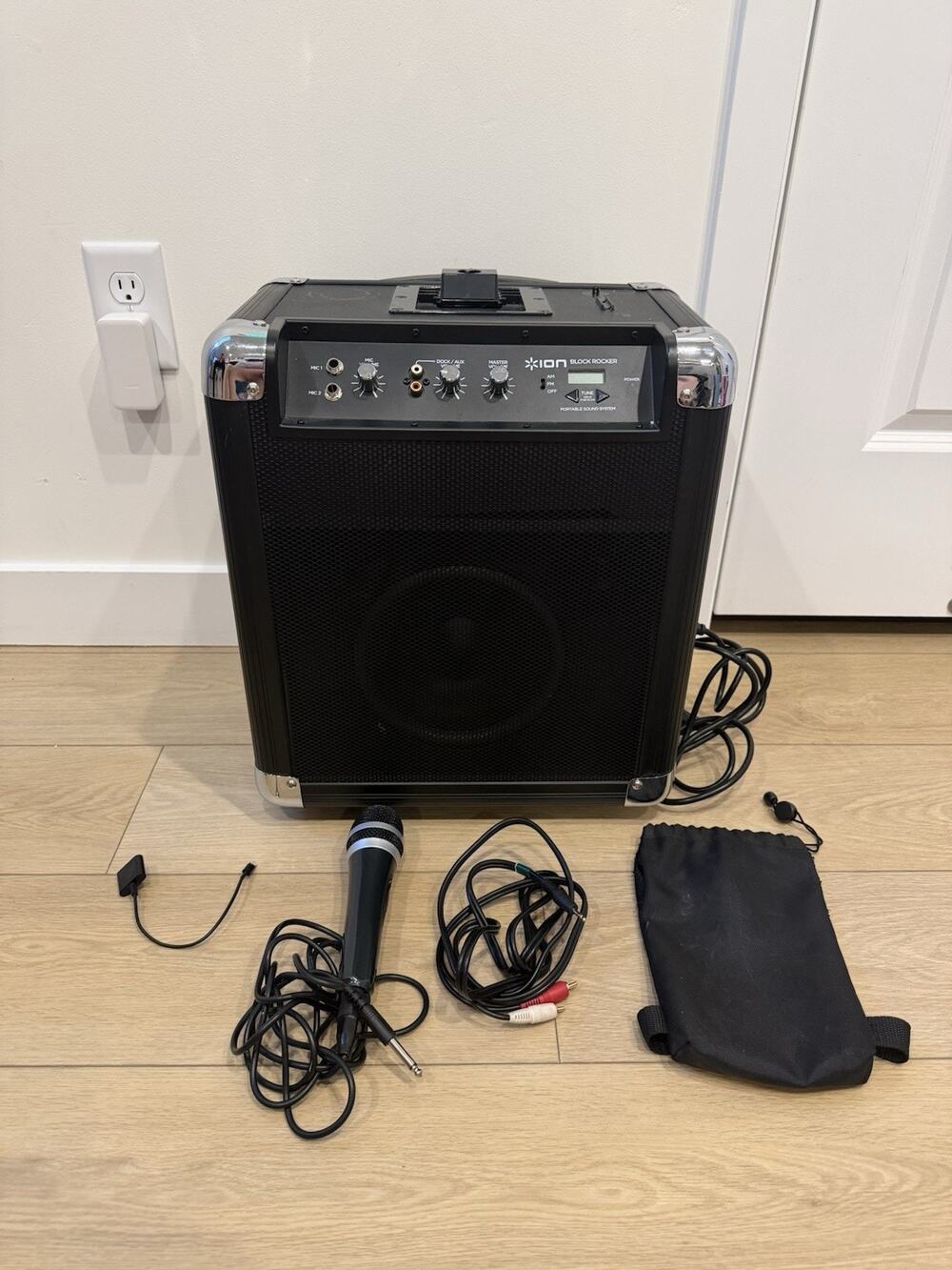 ION Audio Block Rocker Bluetooth 100W Portable Speaker No Antenna Tested